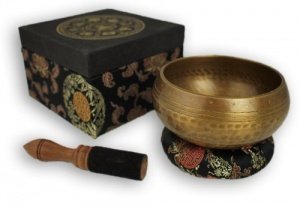 Geschenk Set Box mit Klangschale antik