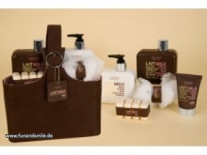 Geschenk-Set MILK in Kunstleder-Trage