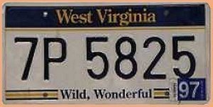 Geschenk aus West Virginia original Auto