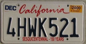 Geschenk für Californien Urlauber echtes