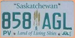 Geschenk für Canadaurlauber Nummernschil