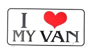 Geschenk für Fahrer von Vans Kennzeichen