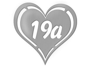 Geschenk für Häuslebauer - Hausnummer au