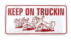 Geschenk für LKW Fahrer Schild Keep on T