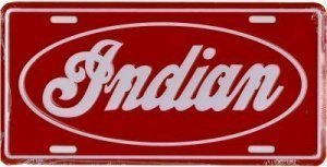 Geschenk für Motorradfahrer Schild India