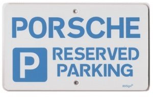 Porsche Inhaber Parkschild