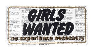 Geschenk für Singles Schild Girls wanted