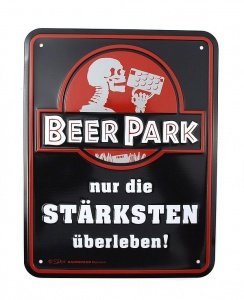 Geschenk für die Kellerbar: Schild -Beer