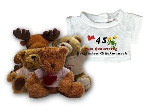 Geschenk zum 45. Geburtstag - Shirt nach