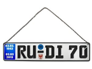 Geschenk zum 70. Geburtstag Geburtstagsg