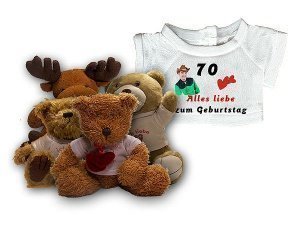 Geschenk zum 70. Geburtstag - Shirt nach