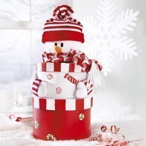 Geschenkboxen-Set "Schneemann"
