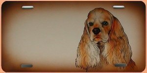 Geschenke: Schild mit Airbrushmotiv Hund