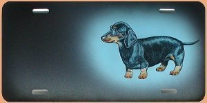 Geschenke: Schild mit Airbrushmotiv Hund