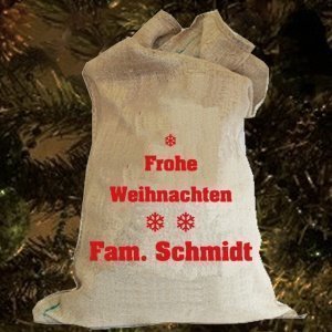 Geschenkesack mit Name