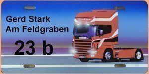 Geschenkidee: Airbrush - Schild als Haus