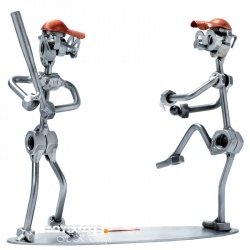 Geschenkidee aus Metall "Baseball"