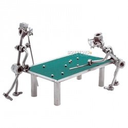 Geschenkidee aus Metall "Billard"