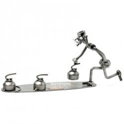 Geschenkidee aus Metall "Curling"