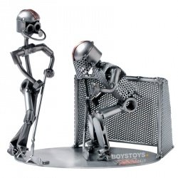 Geschenkidee aus Metall "Eishockey"