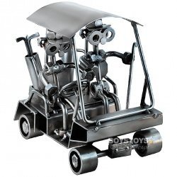 Geschenkidee aus Metall "Golf Caddy"