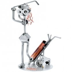 Geschenkidee aus Metall "Golf Lady"