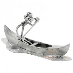 Geschenkidee aus Metall "Kanu"