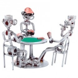 Geschenkidee aus Metall "Poker"