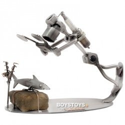 Geschenkidee aus Metall "Taucher"