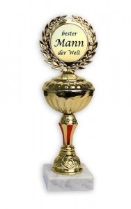 Geschenkpokal Bester Mann der Welt