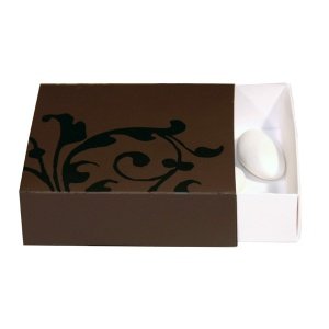 Geschenkschachtel Ornament, braun