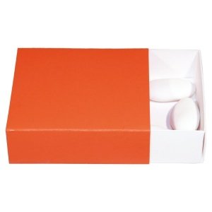 Geschenkschachtel Uni, orange