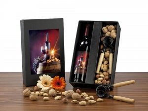 Geschenkset Wein-Ge-Nüsse