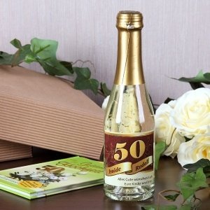 Geschenkset zur Goldhochzeit mit persönl