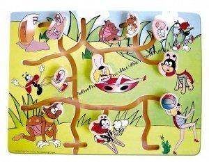 Geschicklichkeitsspiel Was gehört wohin 