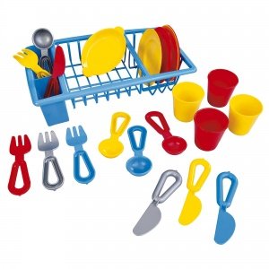 Geschirrset mit Abtropfgitter