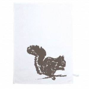 Geschirrtuch Eichhörnchen schlamm