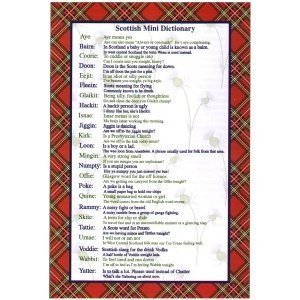 Geschirrtuch "Scottish Dictionary"