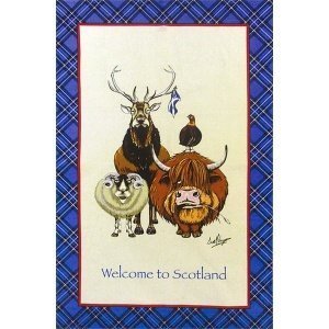 Geschirrtuch "Welcome to Scotland"