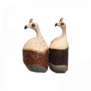 Geschnitztes Perlhuhn