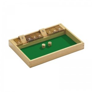 Gesellschaftsspiel shut the box 