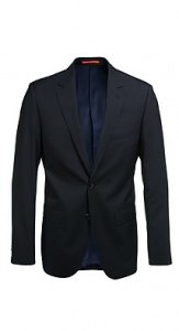 Gestreifter Basic Blazer