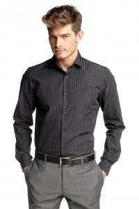 Gestreiftes Baumwollhemd