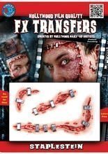 Getackerte Wunden Klebe-Tattoo Set Hallo