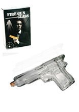 Getränke-Flasche aus Glas - Pistole