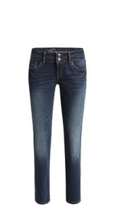 Gewaschene Stretch-Jeans