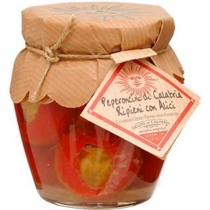 gefüllte Peperoncini Sardellen und Kaper