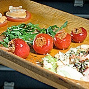 gefüllte Peperoncini mit Oliven Sardelle