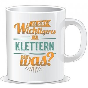 Tasse - Klettern - es gibt wichtigeres a
