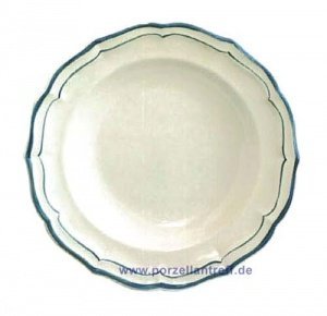 Gien Filets Bleus Suppenteller 22,5 cm